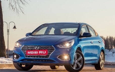 Hyundai Solaris II рестайлинг, 2017 год, 4 фотография