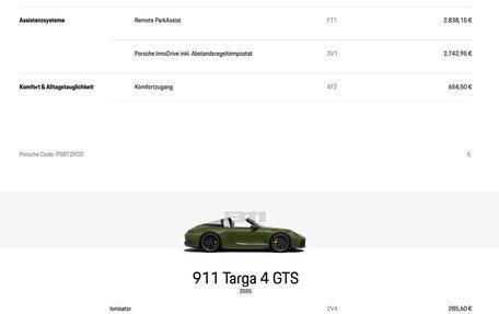 Porsche 911, 2025 год, 37 000 000 рублей, 40 фотография