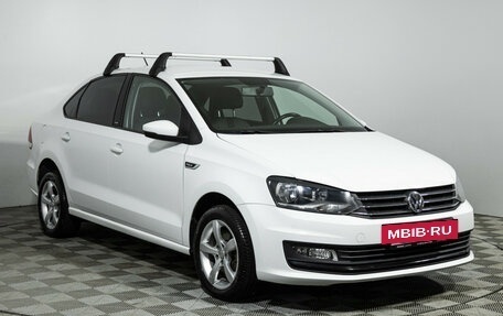 Volkswagen Polo VI (EU Market), 2016 год, 1 199 700 рублей, 4 фотография