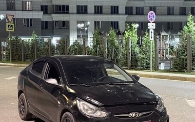 Hyundai Solaris II рестайлинг, 2011 год, 320 000 рублей, 1 фотография