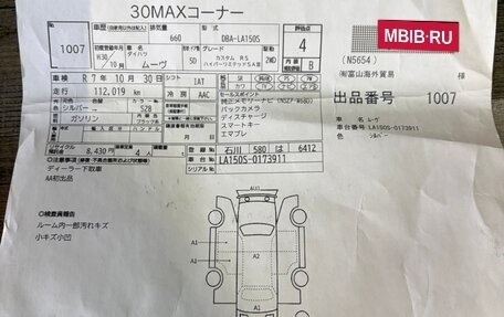 Daihatsu Move VI рестайлинг, 2018 год, 780 000 рублей, 23 фотография