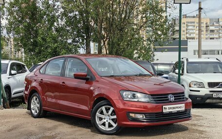 Volkswagen Polo VI (EU Market), 2016 год, 899 000 рублей, 3 фотография