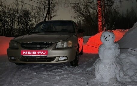 Hyundai Accent II, 2005 год, 3 фотография