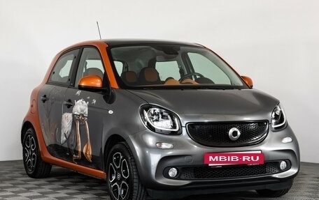 Smart Forfour II, 2016 год, 1 099 000 рублей, 4 фотография