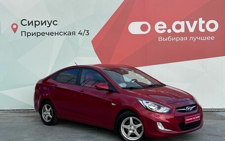 Hyundai Solaris II рестайлинг, 2012 год, 850 000 рублей, 3 фотография
