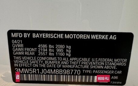 BMW 3 серия, 2021 год, 3 100 000 рублей, 4 фотография