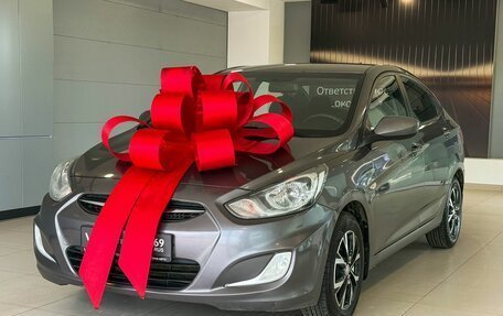 Hyundai Solaris II рестайлинг, 2011 год, 745 000 рублей, 1 фотография
