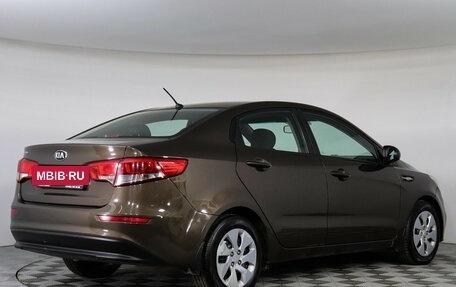 KIA Rio III рестайлинг, 2016 год, 997 000 рублей, 3 фотография