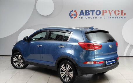 KIA Sportage III, 2014 год, 1 248 000 рублей, 2 фотография