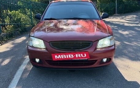 Hyundai Accent II, 2004 год, 390 000 рублей, 11 фотография