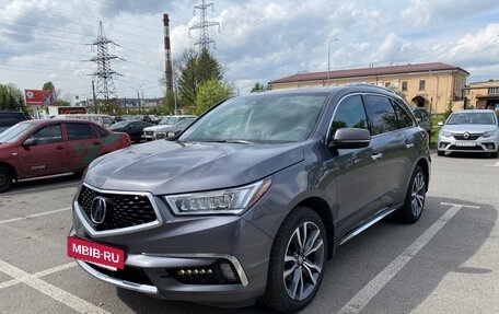 Acura MDX III рестайлинг, 2018 год, 3 790 000 рублей, 9 фотография