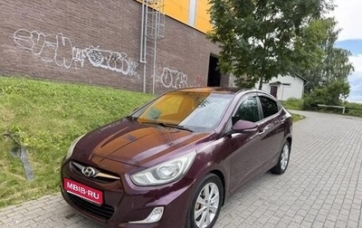 Hyundai Solaris II рестайлинг, 2011 год, 448 000 рублей, 1 фотография