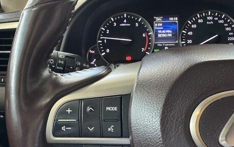 Lexus RX IV рестайлинг, 2016 год, 3 350 000 рублей, 27 фотография