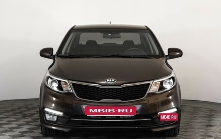KIA Rio III рестайлинг, 2016 год, 999 000 рублей, 3 фотография