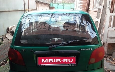 Daewoo Matiz I, 2002 год, 65 000 рублей, 2 фотография