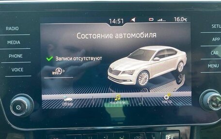 Skoda Superb III рестайлинг, 2017 год, 1 880 000 рублей, 13 фотография