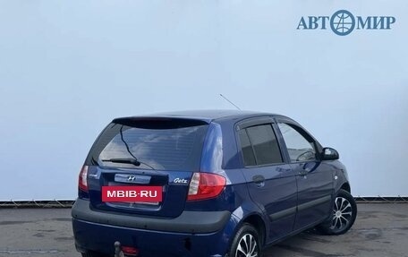 Hyundai Getz I рестайлинг, 2007 год, 601 111 рублей, 5 фотография