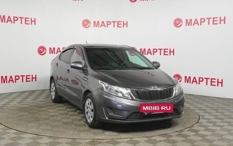 KIA Rio III рестайлинг, 2014 год, 839 000 рублей, 3 фотография