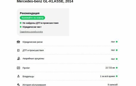 Mercedes-Benz GL-Класс, 2014 год, 4 225 000 рублей, 30 фотография