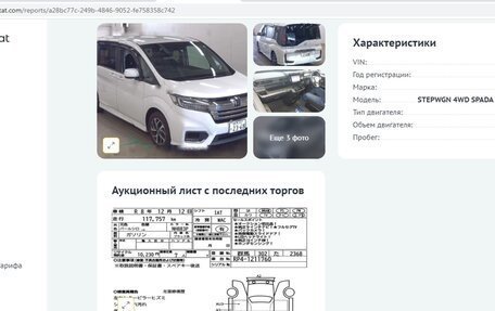 Honda Stepwgn IV, 2019 год, 1 600 000 рублей, 9 фотография