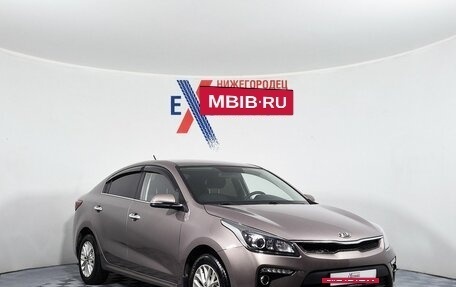 KIA Rio IV, 2018 год, 1 239 000 рублей, 3 фотография