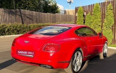 Bentley Continental GT II рестайлинг, 2012 год, 4 350 000 рублей, 9 фотография