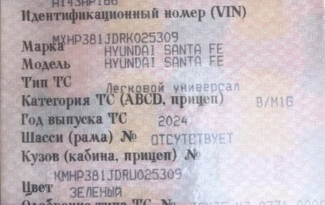Hyundai Santa Fe IV, 2024 год, 4 950 000 рублей, 4 фотография