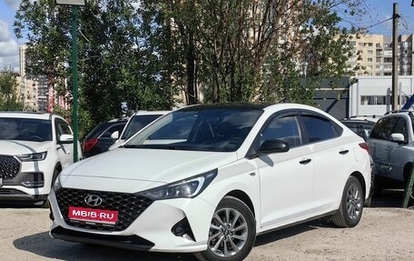 Hyundai Solaris II рестайлинг, 2021 год, 1 099 000 рублей, 1 фотография