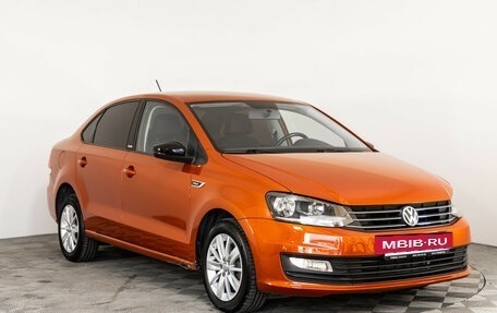 Volkswagen Polo VI (EU Market), 2017 год, 949 000 рублей, 3 фотография
