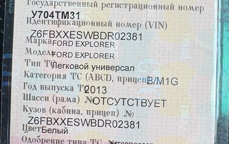Ford Explorer VI, 2013 год, 1 650 000 рублей, 20 фотография