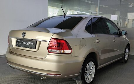 Volkswagen Polo VI (EU Market), 2016 год, 1 260 000 рублей, 5 фотография