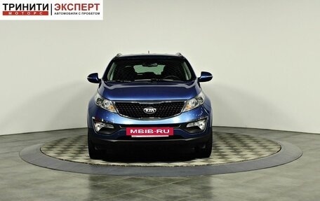 KIA Sportage III, 2014 год, 1 487 000 рублей, 2 фотография