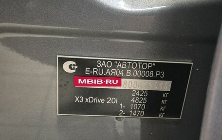 BMW X3, 2015 год, 2 015 000 рублей, 5 фотография