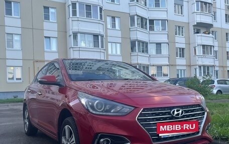 Hyundai Solaris II рестайлинг, 2017 год, 1 300 000 рублей, 18 фотография