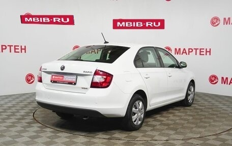 Skoda Rapid I, 2018 год, 1 250 000 рублей, 5 фотография
