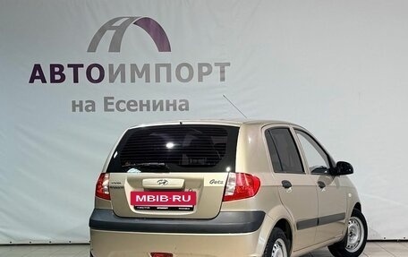 Hyundai Getz I рестайлинг, 2008 год, 550 000 рублей, 6 фотография