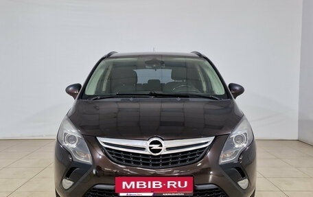 Opel Zafira C рестайлинг, 2013 год, 850 000 рублей, 2 фотография