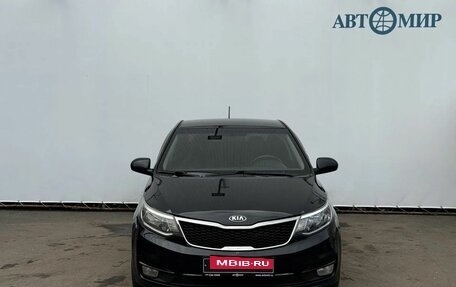 KIA Rio III рестайлинг, 2016 год, 995 000 рублей, 2 фотография