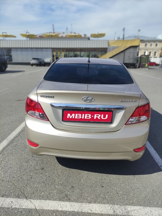 Hyundai Solaris I, 2014 год, 869 000 рублей, 4 фотография