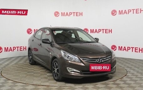 Hyundai Solaris II рестайлинг, 2014 год, 764 000 рублей, 3 фотография