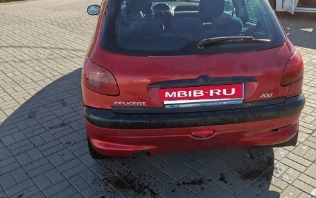 Peugeot 206, 2002 год, 160 000 рублей, 7 фотография