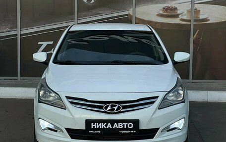 Hyundai Solaris II рестайлинг, 2014 год, 870 000 рублей, 2 фотография