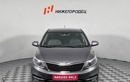KIA Rio III рестайлинг, 2016 год, 849 000 рублей, 2 фотография
