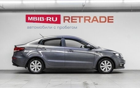 KIA Rio III рестайлинг, 2016 год, 999 000 рублей, 5 фотография
