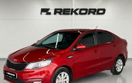 KIA Rio III рестайлинг, 2016 год, 989 000 рублей, 3 фотография
