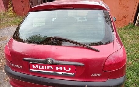 Peugeot 206, 2001 год, 100 000 рублей, 5 фотография