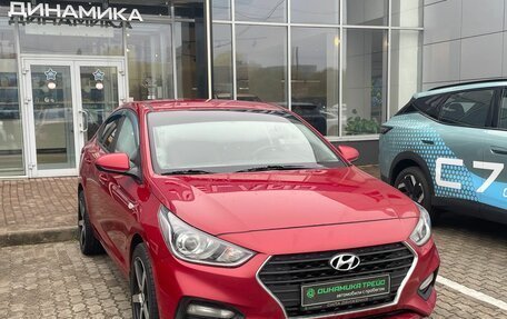 Hyundai Solaris II рестайлинг, 2018 год, 1 192 000 рублей, 3 фотография