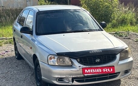 Hyundai Accent II, 2004 год, 160 000 рублей, 10 фотография