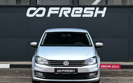 Volkswagen Polo VI (EU Market), 2016 год, 1 249 000 рублей, 3 фотография