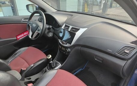 Hyundai Solaris II рестайлинг, 2011 год, 485 000 рублей, 13 фотография